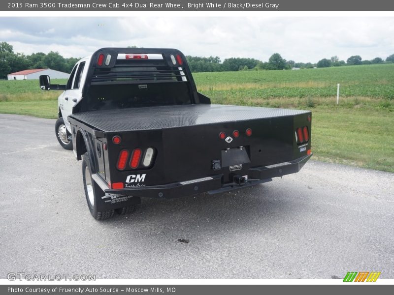 Bright White / Black/Diesel Gray 2015 Ram 3500 Tradesman Crew Cab 4x4 Dual Rear Wheel