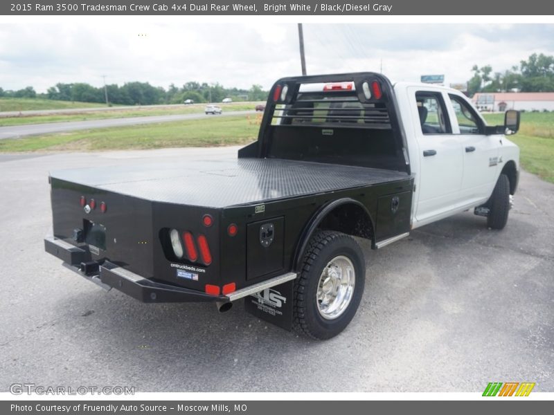 Bright White / Black/Diesel Gray 2015 Ram 3500 Tradesman Crew Cab 4x4 Dual Rear Wheel