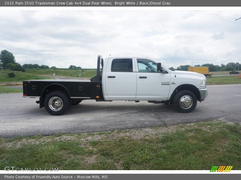 Bright White / Black/Diesel Gray 2015 Ram 3500 Tradesman Crew Cab 4x4 Dual Rear Wheel