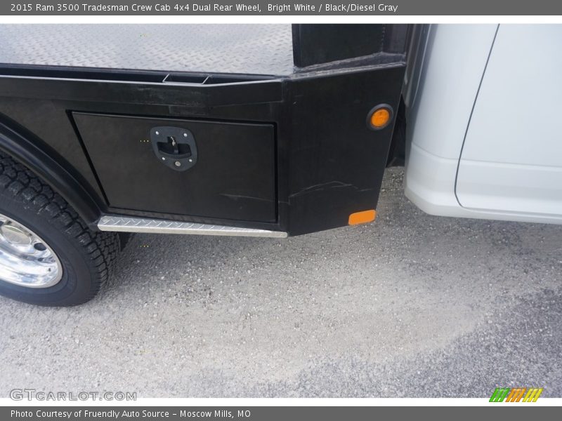 Bright White / Black/Diesel Gray 2015 Ram 3500 Tradesman Crew Cab 4x4 Dual Rear Wheel