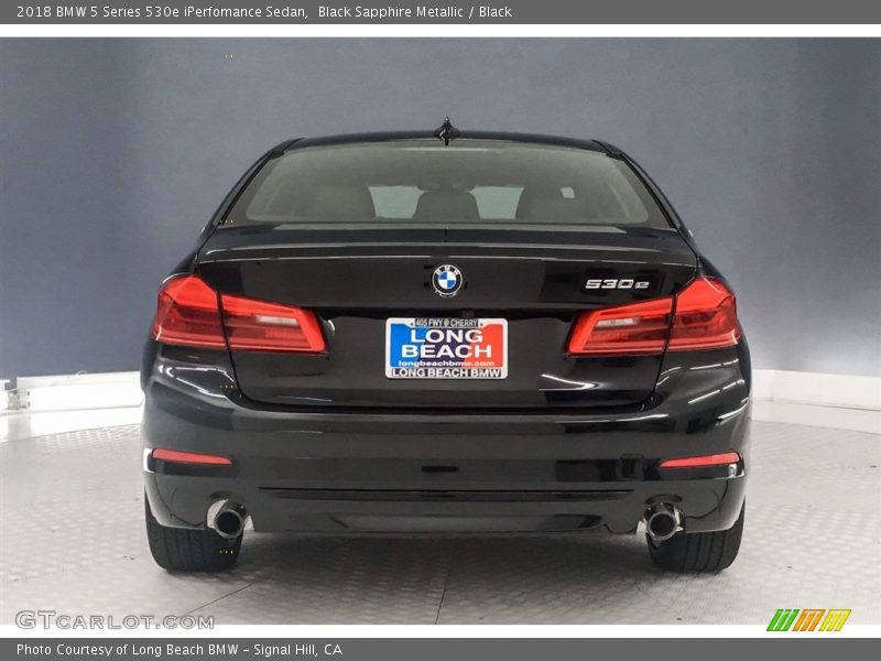 Black Sapphire Metallic / Black 2018 BMW 5 Series 530e iPerfomance Sedan