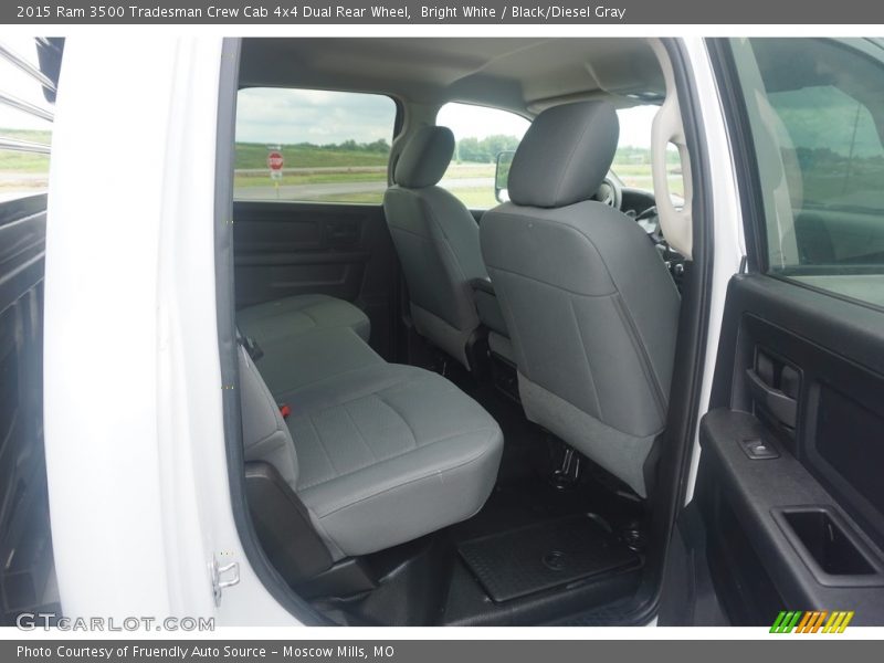 Bright White / Black/Diesel Gray 2015 Ram 3500 Tradesman Crew Cab 4x4 Dual Rear Wheel