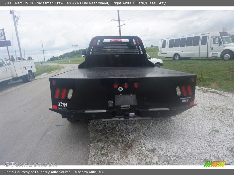 Bright White / Black/Diesel Gray 2015 Ram 3500 Tradesman Crew Cab 4x4 Dual Rear Wheel