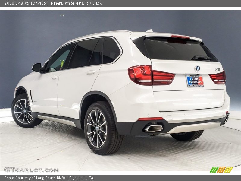 Mineral White Metallic / Black 2018 BMW X5 sDrive35i