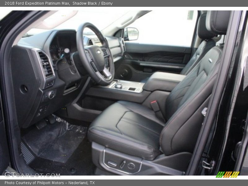 Front Seat of 2018 Expedition Platinum Max