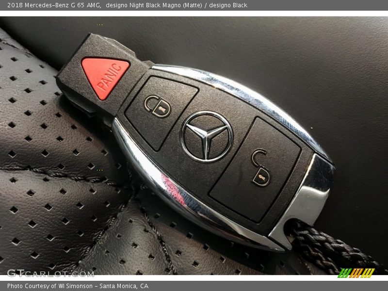 Keys of 2018 G 65 AMG