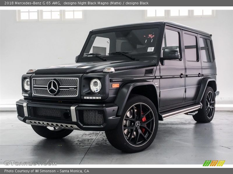 designo Night Black Magno (Matte) / designo Black 2018 Mercedes-Benz G 65 AMG