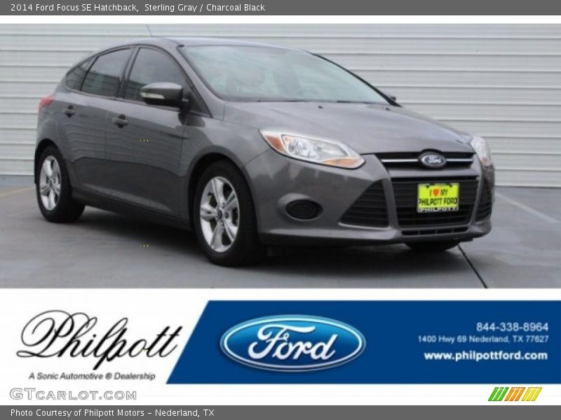 Sterling Gray / Charcoal Black 2014 Ford Focus SE Hatchback