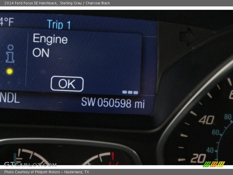 Sterling Gray / Charcoal Black 2014 Ford Focus SE Hatchback