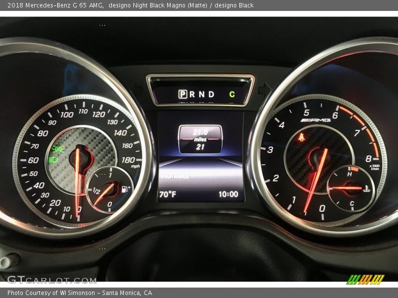  2018 G 65 AMG 65 AMG Gauges