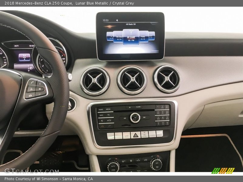 Lunar Blue Metallic / Crystal Grey 2018 Mercedes-Benz CLA 250 Coupe