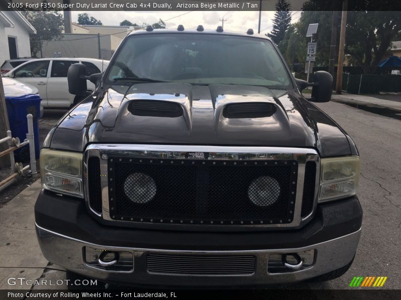 Arizona Beige Metallic / Tan 2005 Ford F350 Super Duty Lariat Crew Cab 4x4 Dually