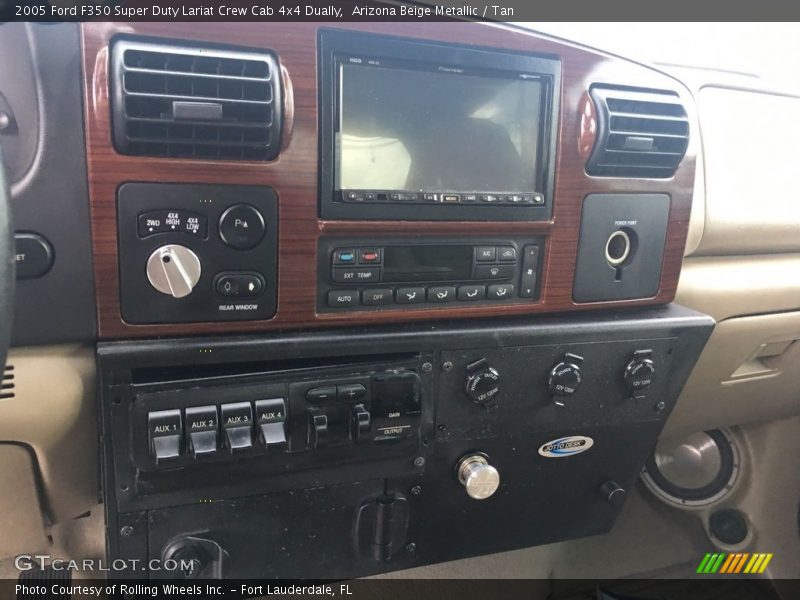 Arizona Beige Metallic / Tan 2005 Ford F350 Super Duty Lariat Crew Cab 4x4 Dually
