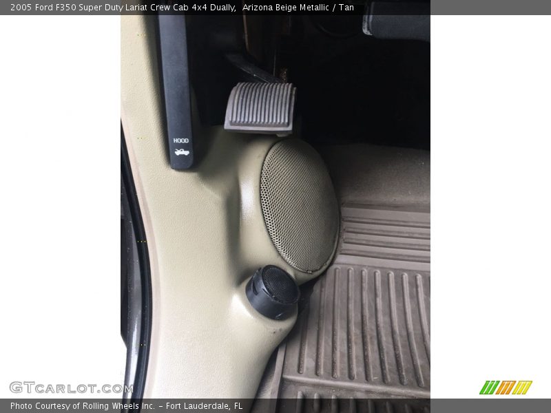 Arizona Beige Metallic / Tan 2005 Ford F350 Super Duty Lariat Crew Cab 4x4 Dually