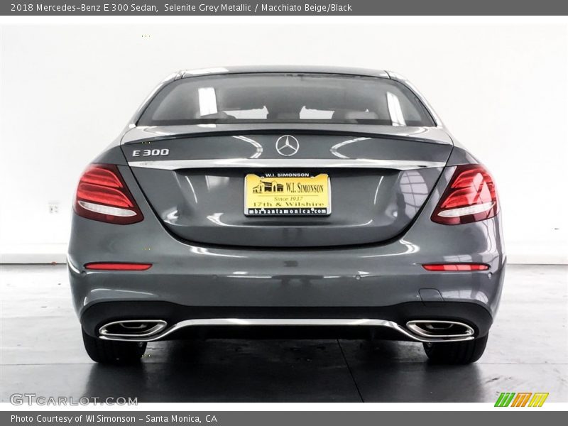 Selenite Grey Metallic / Macchiato Beige/Black 2018 Mercedes-Benz E 300 Sedan