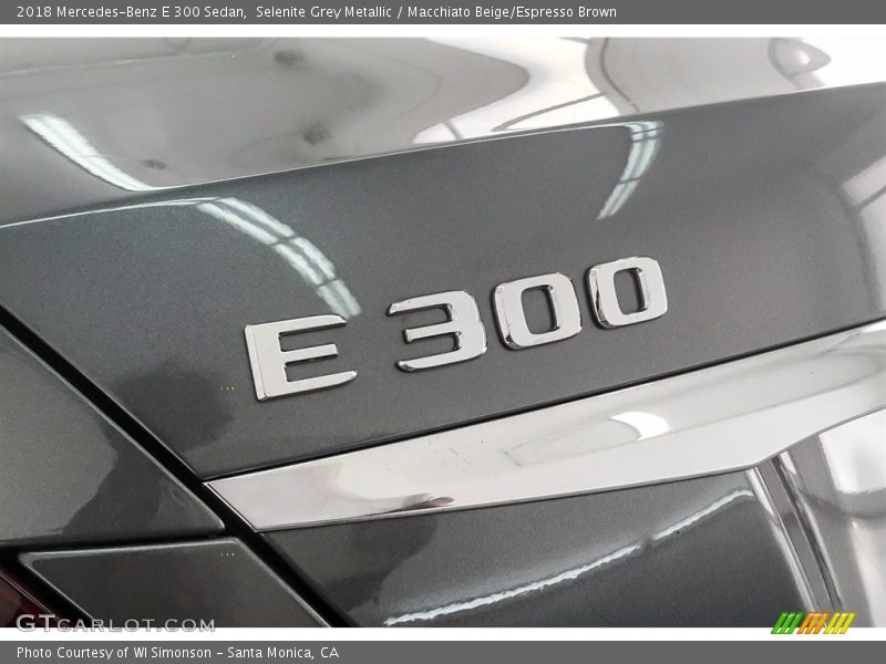 Selenite Grey Metallic / Macchiato Beige/Espresso Brown 2018 Mercedes-Benz E 300 Sedan