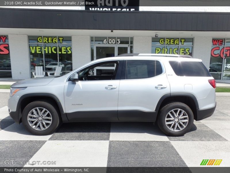 Quicksilver Metallic / Jet Black 2018 GMC Acadia SLE