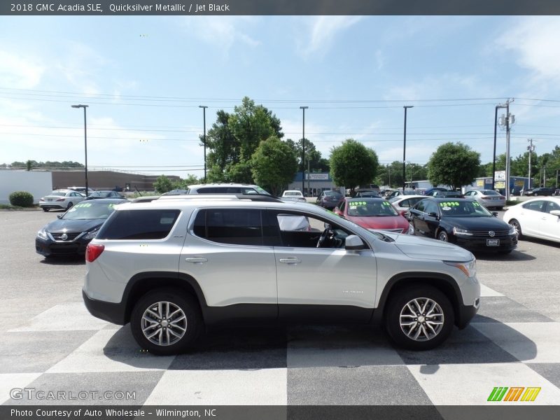 Quicksilver Metallic / Jet Black 2018 GMC Acadia SLE
