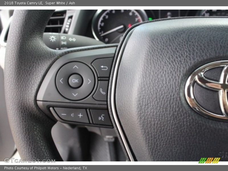 Super White / Ash 2018 Toyota Camry LE