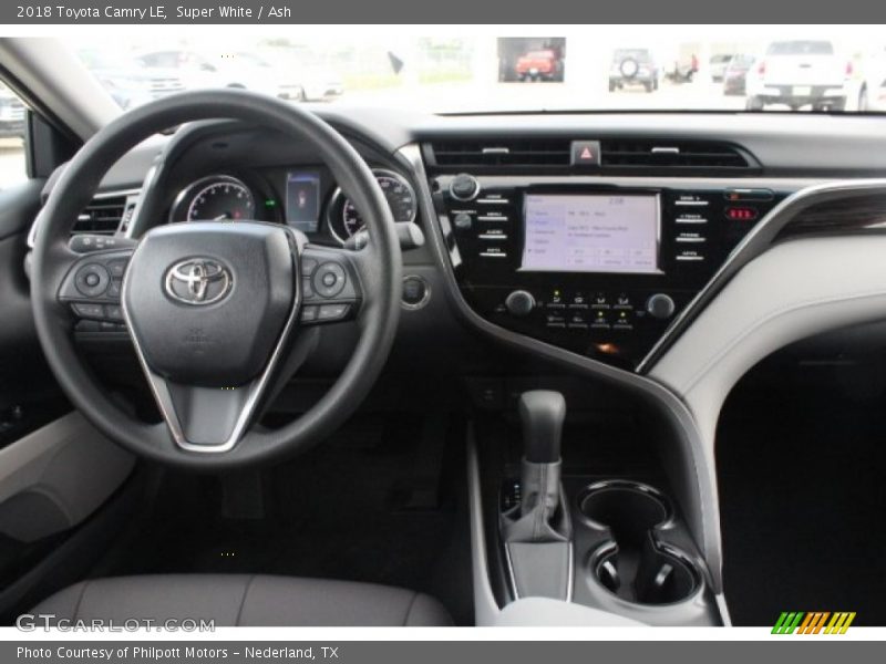 Super White / Ash 2018 Toyota Camry LE