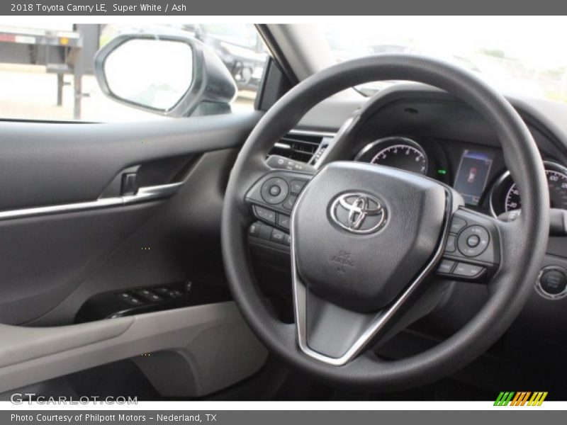 Super White / Ash 2018 Toyota Camry LE