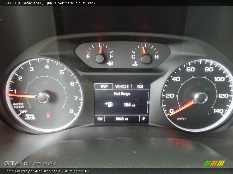 Quicksilver Metallic / Jet Black 2018 GMC Acadia SLE