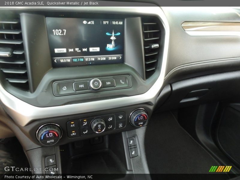 Quicksilver Metallic / Jet Black 2018 GMC Acadia SLE