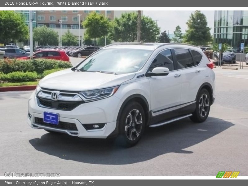 White Diamond Pearl / Black 2018 Honda CR-V Touring