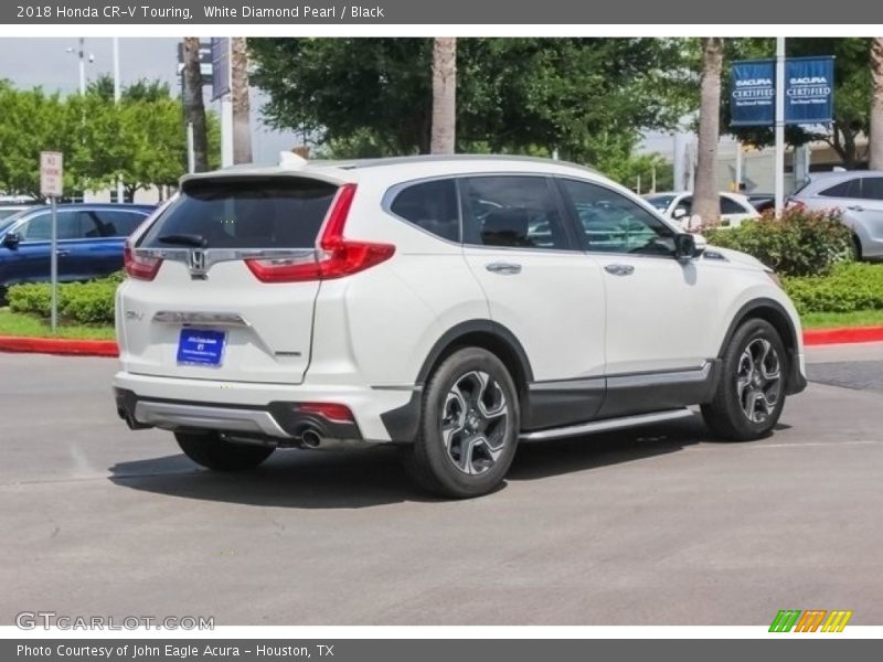 White Diamond Pearl / Black 2018 Honda CR-V Touring