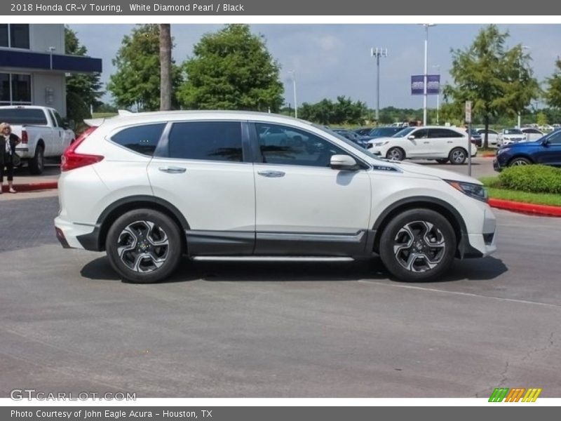 White Diamond Pearl / Black 2018 Honda CR-V Touring