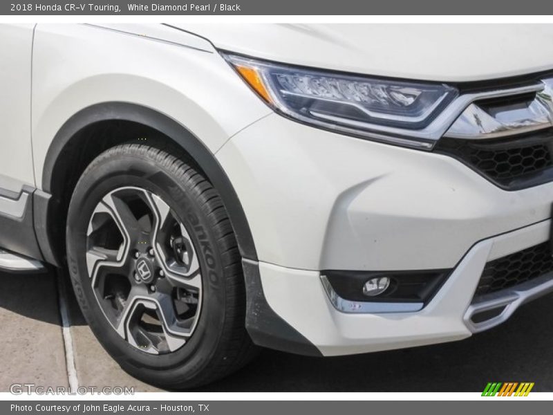 White Diamond Pearl / Black 2018 Honda CR-V Touring