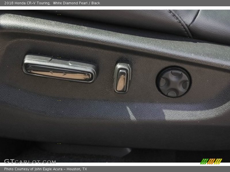 White Diamond Pearl / Black 2018 Honda CR-V Touring