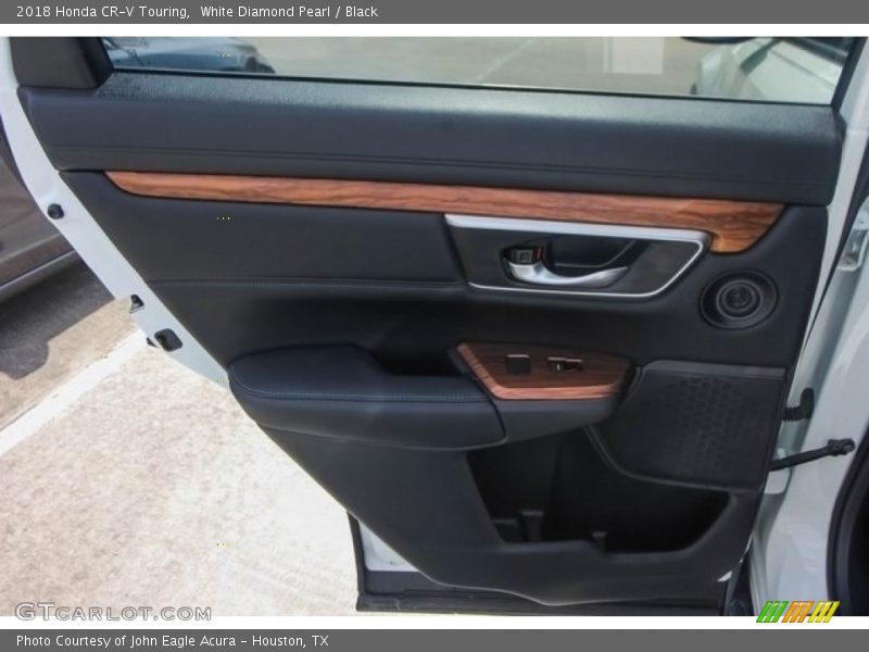White Diamond Pearl / Black 2018 Honda CR-V Touring
