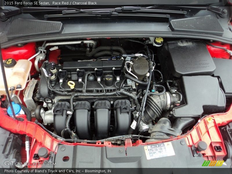 Race Red / Charcoal Black 2015 Ford Focus SE Sedan