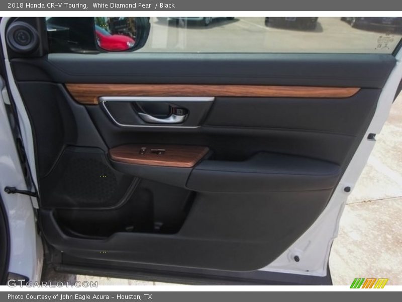 White Diamond Pearl / Black 2018 Honda CR-V Touring