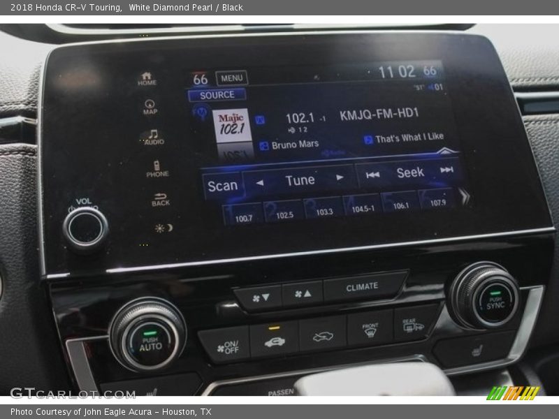 White Diamond Pearl / Black 2018 Honda CR-V Touring