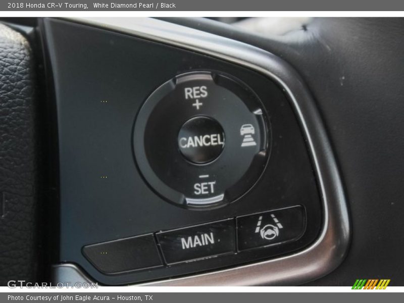 White Diamond Pearl / Black 2018 Honda CR-V Touring