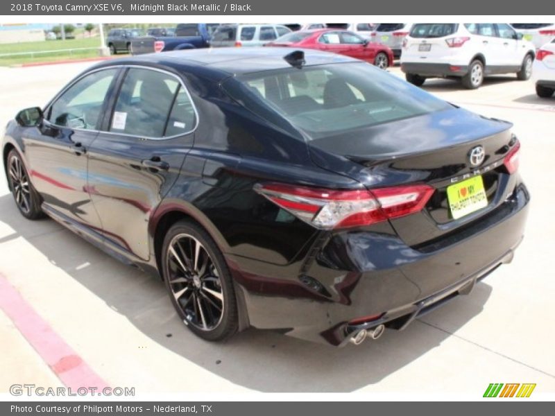 Midnight Black Metallic / Black 2018 Toyota Camry XSE V6