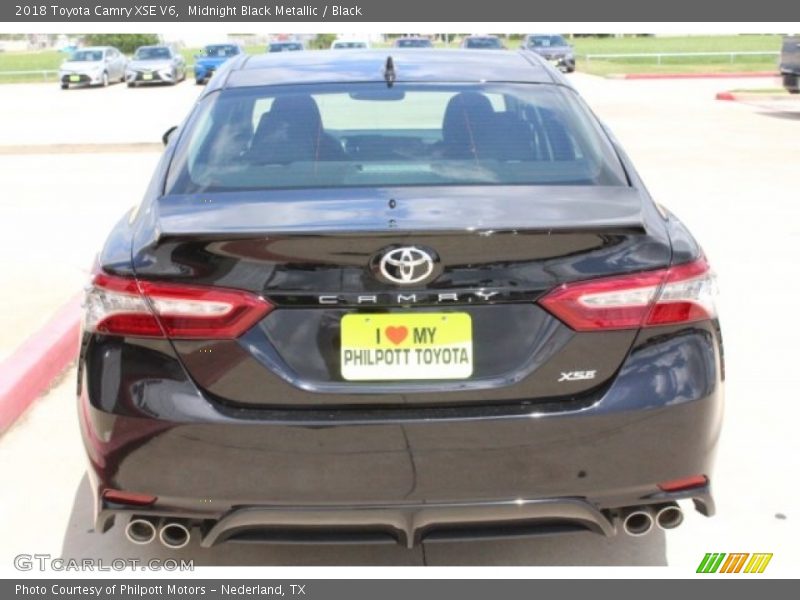 Midnight Black Metallic / Black 2018 Toyota Camry XSE V6