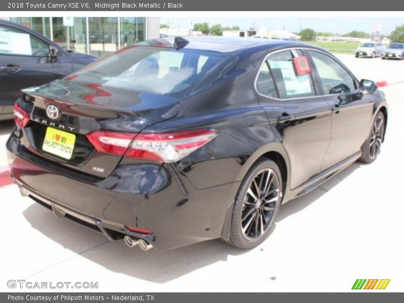 Midnight Black Metallic / Black 2018 Toyota Camry XSE V6