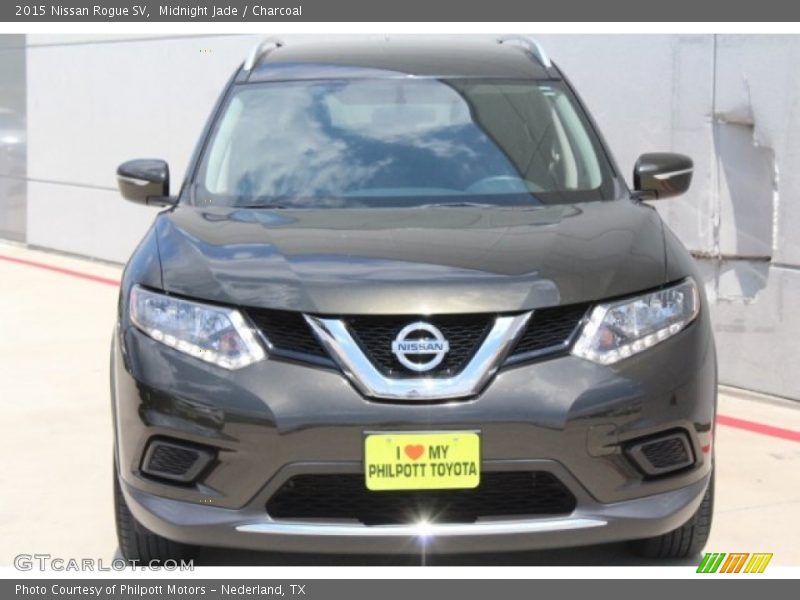 Midnight Jade / Charcoal 2015 Nissan Rogue SV