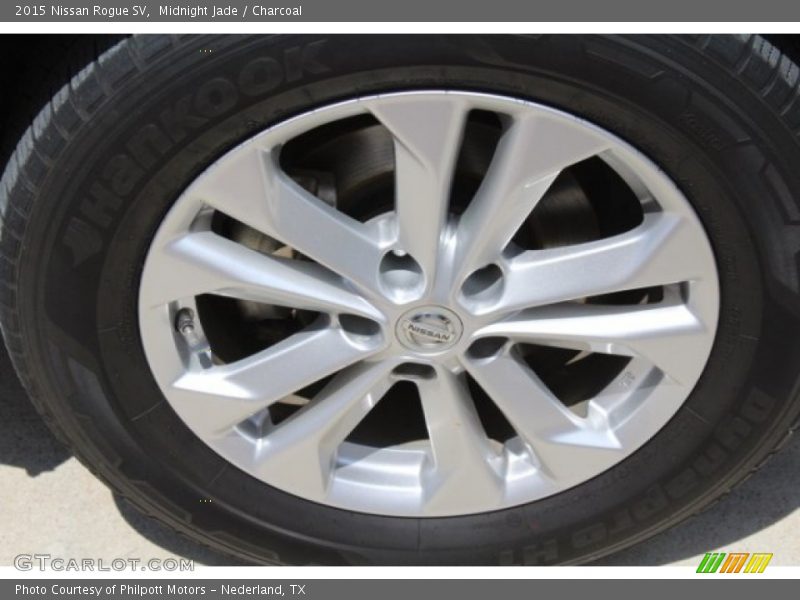 Midnight Jade / Charcoal 2015 Nissan Rogue SV