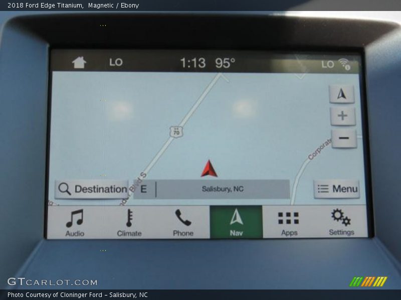 Magnetic / Ebony 2018 Ford Edge Titanium