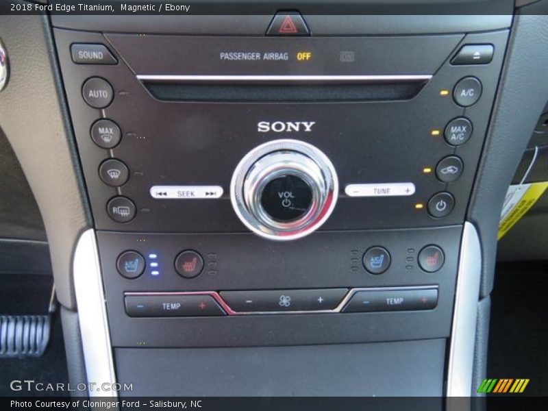 Magnetic / Ebony 2018 Ford Edge Titanium