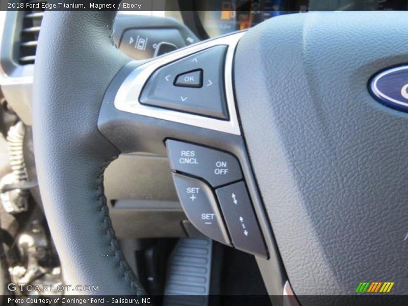 Magnetic / Ebony 2018 Ford Edge Titanium