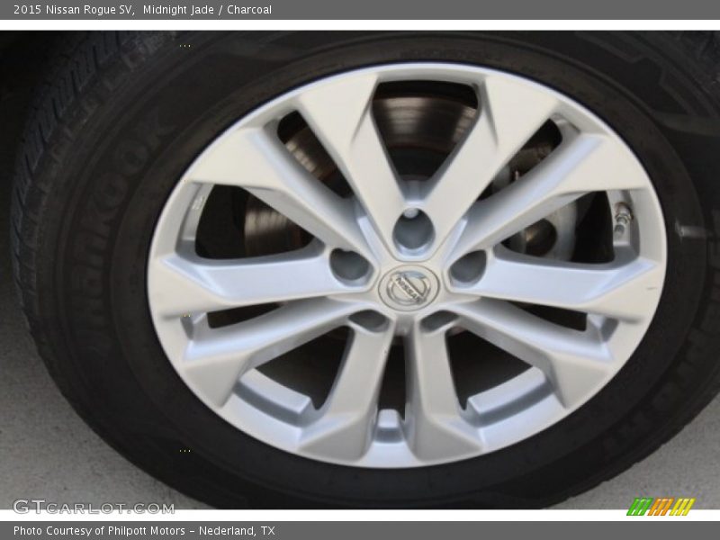 Midnight Jade / Charcoal 2015 Nissan Rogue SV