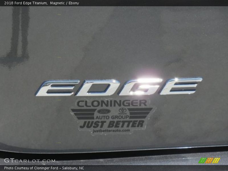 Magnetic / Ebony 2018 Ford Edge Titanium