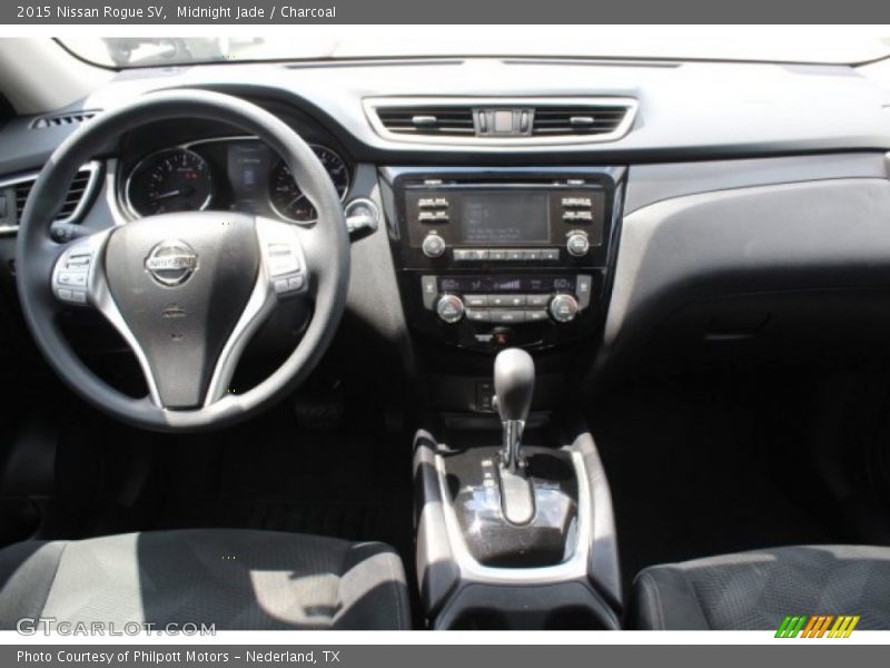 Midnight Jade / Charcoal 2015 Nissan Rogue SV