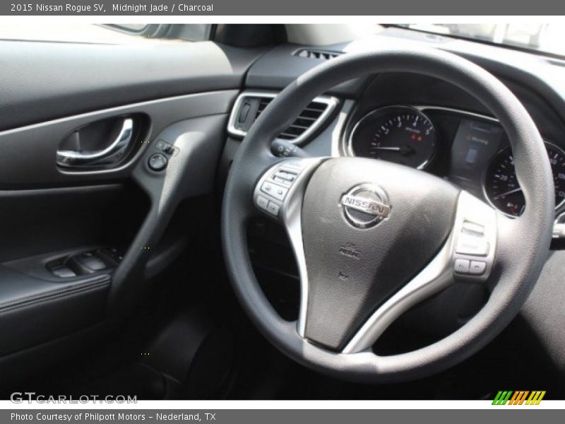 Midnight Jade / Charcoal 2015 Nissan Rogue SV