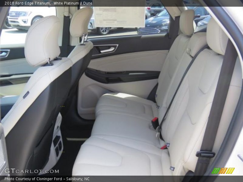 White Platinum / Dune 2018 Ford Edge Titanium